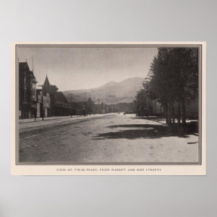 Doppelspitzen von den Markt- u. Noestraßen Poster