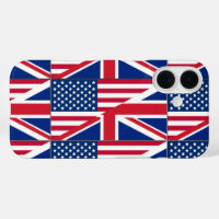 Doppelstaatsbürger Amerikanische & Britische Flagg