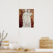 Doppelstatue der Prinzessin Louise (1776-1810) Poster (Küche)