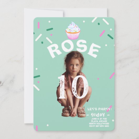 Doppelstellige Feierlichkeiten Einladung (Vorderseite)