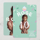 Doppelstellige Feierlichkeiten Einladung (Vorne/Hinten)