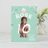 Doppelstellige Feierlichkeiten Einladung (Stehend Vorderseite)