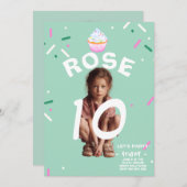 Doppelstellige Feierlichkeiten Einladung (Vorne/Hinten)