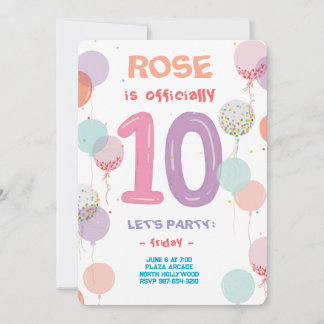 Doppelstellige Feierlichkeiten Einladung