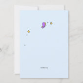 Doppelstellige Geburtstagseinladung Einladung (Rückseite)