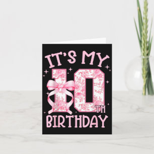 Doppelstellige Geburtstagsfee 10. Geburtstag Coque Karte
