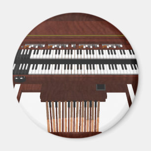Doppelstockorgel: 3D-Modell: Magnet