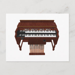 Doppelstockorgel: 3D-Modell: Postkarte