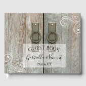 Doppelstocktüren - Hochzeit eines Landes Gästebuch (Vorderseite)