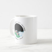 „Doppelt Ärger, doppelt Spaß.“ Kaffeetasse (Vorderseite Links)
