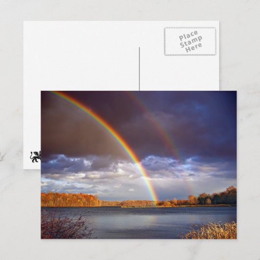 Doppelt-Bögen Postkarte (Vorne/Hinten)