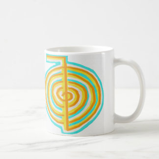 Doppelt CHOKUREI = Karuna Reiki KRIYA Kaffeetasse