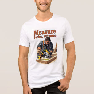 Doppelt genäht hält besser - Hemd Tri-Blend Shirt
