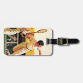 Doppelt-Tennis-Match Gepäckanhänger (Vorderseite horizontal)