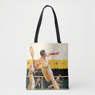 Doppelt-Tennis-Match Tasche