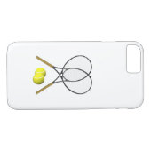 Doppelt-Tennis-Sport-Thema Case-Mate iPhone Hülle (Rückseite (Horizontal))