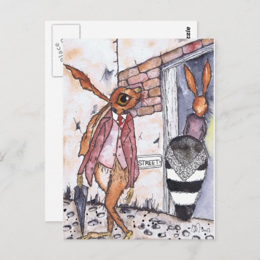 DOPPELTAT POSTKARTE (Vorne/Hinten)