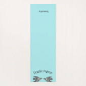 Doppeltaube Blue Yoga Mat Yogamatte (Rückseite)