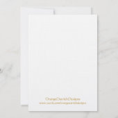 Doppeltaufeinladung der taufe-| einladung (Rückseite)