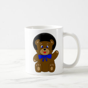 doppelte AfroTasse des Teddybären Kaffeetasse