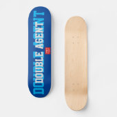 DOPPELTE AGENT-Skateboard Skateboard (Vorderseite)