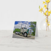 Doppelte Anmerkungs-Karte D Peterbilt 379 Karte (Gelbe Blume)