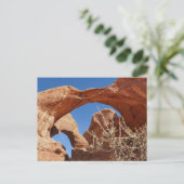Doppelte Arche im Nationalpark Arches Postkarte (Stehend Vorderseite)