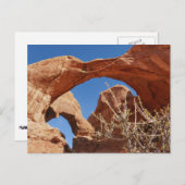 Doppelte Arche im Nationalpark Arches Postkarte (Vorne/Hinten)