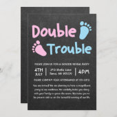 Doppelte Aufdeckung der Probleme bei der Geschlech Einladung (Vorne/Hinten)