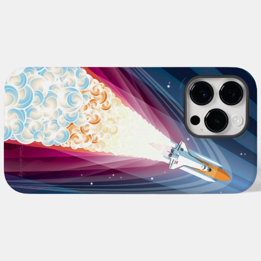 Doppelte Auftrieb (Start der Space Shuttle-Funktio Case-Mate iPhone Hülle (Rückseite (Horizontal))