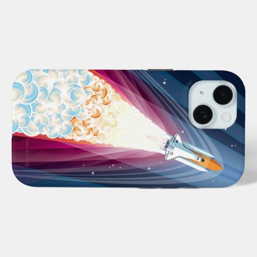 Doppelte Auftrieb (Start der Space Shuttle-Funktio Case-Mate iPhone Hülle (Rückseite (Horizontal))