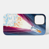 Doppelte Auftrieb (Start der Space Shuttle-Funktio iPhone Hülle (Rückseite (Horizontal))