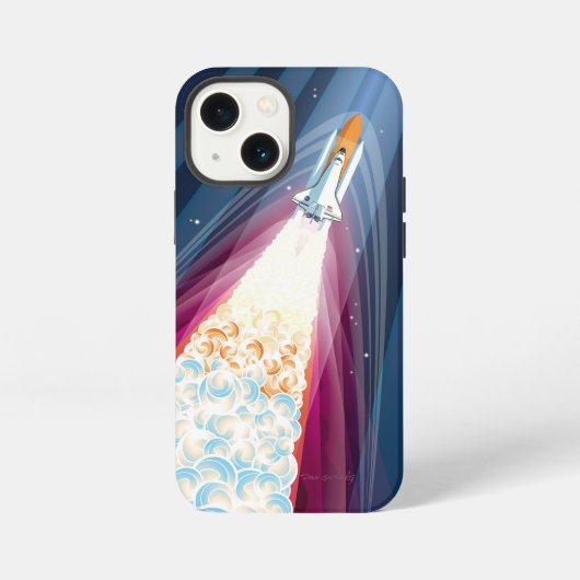 Doppelte Auftrieb (Start der Space Shuttle-Funktio iPhone Hülle (Rückseite)