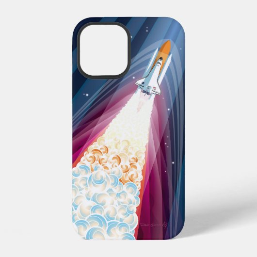 Doppelte Auftrieb (Start der Space Shuttle-Funktio iPhone Hülle (Rückseite)