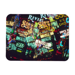 Doppelte Ausstellung, Casino Signs, Las Vegas, Magnet