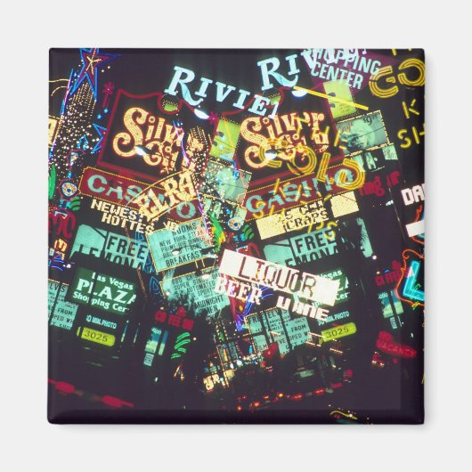 Doppelte Ausstellung, Casino Signs, Las Vegas, Magnet (Vorne)