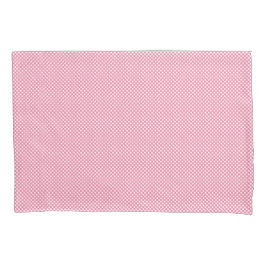 Doppelte Bilder eines rechteckigen rosa Gingham-Mu Kissenbezug