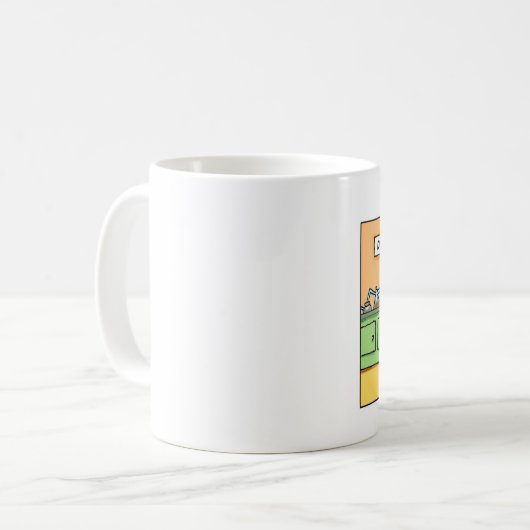 Doppelte blinde Studienkaffee-Tasse Kaffeetasse (Vorderseite Links)