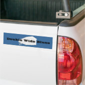 Doppelte breite Blues Autoaufkleber (Auf Lkw)