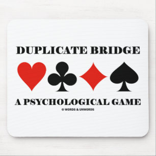 Doppelte Brücke ein psychologisches Spiel Mousepad
