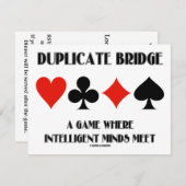 Doppelte Brücke ein Spiel-intelligentes Einladung (Vorne/Hinten)
