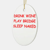 doppelte Brücke Keramik Ornament (Links)