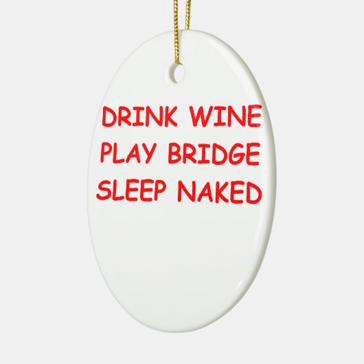 doppelte Brücke Keramik Ornament (Links)