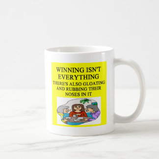 doppelte Brücke und Spielspielerwitz Kaffeetasse