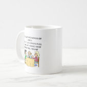 doppelte Brückenwitze Kaffeetasse (Vorderseite Links)