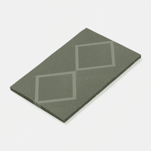 Doppelte Diamond Moss Sticknotizen Post-it Klebezettel (angewinkelt)