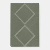 Doppelte Diamond Moss Sticknotizen Post-it Klebezettel (Vorderseite)