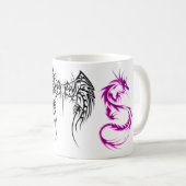 Doppelte Drache-Tasse Kaffeetasse (VorderseiteRechts)