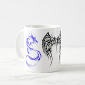 Doppelte Drache-Tasse Kaffeetasse (Vorderseite Links)