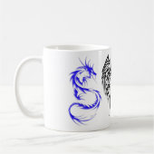 Doppelte Drache-Tasse Kaffeetasse (Links)